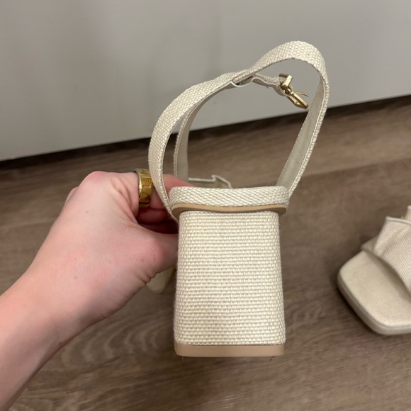 Cheer Heels - Ivory Raffia - Picture 4 of 13